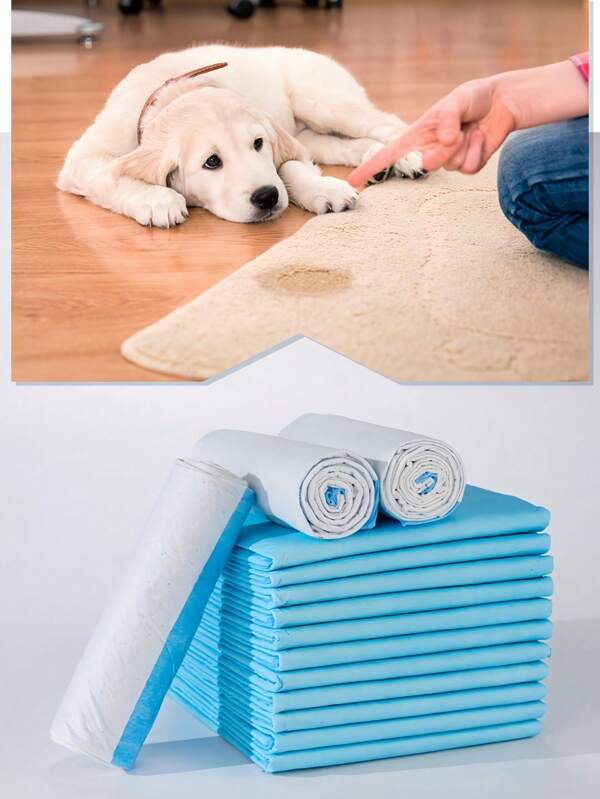 100 stuks urinepads voor huisdieren, wegwerpmatten voor zindelijkheidstraining van honden, verdikte kattenbakmat, schoonmaakbenodigdheden voor huisdieren, hondentoiletmat