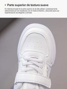 Niños y niñas  niño zapatos de tabla blanco suave fondo antideslizante baja banda cien zapatos de bebé - Rosa brillante - Ver 8