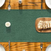 Artoid Mode Beige Fall Table Runner, Seasonal Autumn Winter Washable Kitchen Dining Table Decoration Home Party Decor 40x140 - Green - View 7