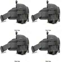 Entchin Fanny Pack For Women Men,Crossbody Belt Bag With 4-Zipper Pockets,Adjustable Waist Bag Pack,One Of The Most Popular Travel Essential Gifts For Walking,Traveling,Cycling - E131 Black - View 4