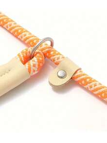 1pc Pet Leash With Reflective Stripes, Durable Dog Training Leash, Outdoor Walking Training - Multicolor - View 4