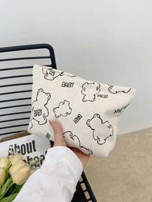 米色草莓图案女士化妆包 灯芯绒化妆包 唯美女士手提包 钱包收纳化妆包 女孩手提包 旅行收纳包 可爱化妆包 返校书包 旅行必需品 海滩旅行收纳包 暑假学校用品 化妆包 节日必备品 化妆包 化妆袋 化妆品收纳包 节日冬季化妆品收纳包 化妆品收纳 - 米色 - 查看 9