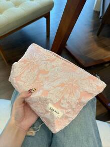 1 peça Bolsa de cosméticos dobrável multifuncional com estampa de férias Y2K, bolsa organizadora de viagem para ferramentas de maquiagem, cosméticos, protetor labial, protetor solar, creme para as mãos, fones de ouvido, moedas, artigos de papelaria, presente de volta às aulas, bolsa de maquiagem fofa, para uso diário, essencial para viagens, essencial para cruzeiros, essencial para dormitórios, presente de aniversário para melhor amiga, presente para madrinha de casamento, presente para mãe, presente para professor, itens essenciais para viagens, férias de verão, bolsa escolar para viagem, bolsa de maquiagem para mulheres, bolsa de maquiagem para viagem