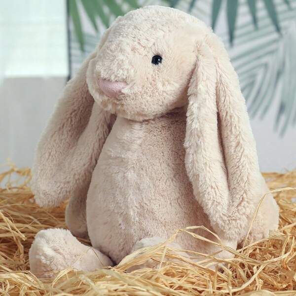 Stuffed Animal Bunny Rabbit - Adorable Plush Companion For Cuddles & Playtime Bashful Bunny Large 15.7" | Plush Toy | Classic Children's Gift