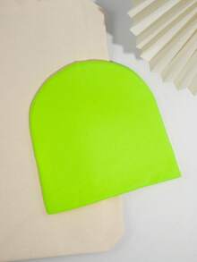 男女通用马卡龙色纯色针织便帽，Y2K 街头潮流亚克力帽秋季装