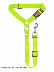1 pieza Correa retráctil de seguridad para perro para el coche, arnés resistente para perros - Esencial familiar ideal para mascotas