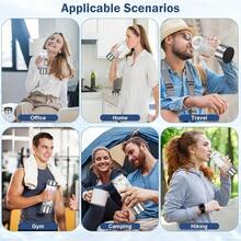 Hydrogen Water Bottle SPE PEM Technology Hydrogen Inhalable Hydrogen Water Bottle Generator 3-Minute Quick Electrolysis 2800ppb Hydrogen Water For Home, Office, Daily Drinking - 1 cái - Xem 7