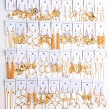 20 件/包优雅时尚水钻星星和泪珠流苏耳环，适合女性日常、节日、婚礼、派对、礼品配饰，款式随机