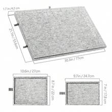 Large Puzzle Board With 6 Drawers – Foldable Stand & Protective Cover For 1000-Piece Puzzles - Grey - View 3