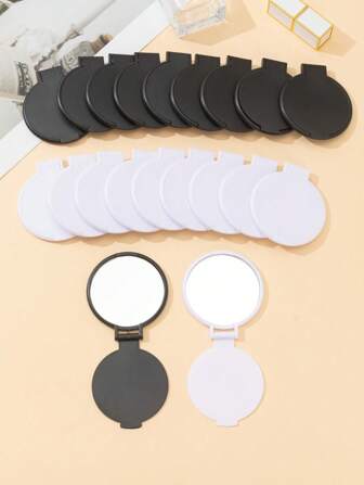 2个/10个/20个装多色便携化妆镜，旅行必备口袋镜，可爱学生宿舍梳妆镜，化妆，便宜，房间装饰，梳妆台，旅行，卧室，化妆配件，镜子，梳妆镜，迷你镜，便携镜，小镜子，手持镜，便宜，圣诞礼物，化妆，化妆工具，便宜货，礼物，女士礼物，圣诞礼物