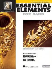 Essential Elements For Band - Eb Alto Saxophone Book 1 With Eei (Book/Media Online) (Paperback) By Hal Leonard Corp (Creator) - Single Book - View 1
