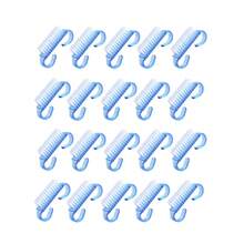 1pc/5pcs/20pcs/50pcs Small Manicure Dust Brush Handle Grip Nail Brush Cleaning Brush Nail Brush With Powder Nail Brush For Cleaning Fingernails Handle Grip Nail Brush, Fingernail Scrub Cleaning Brushes For Toes And Nails Cleaner, Random Color Nail Art Manicure Pedicure Soft Remove Dust Plastic Cleaning Nail Brushes File Tools Set - Red - View 6