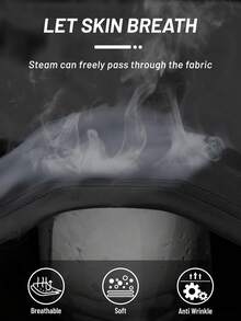 FASBUCO Men's Rash Vest Rash Guard UV Shirts UPF 50+ Swim Top Short Sleeve Quick Dry T-Shirt For Surfing Running Hiking - Black - View 6