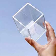 1PC Transparent Bar Straw Storage Box, Small Container For Disposable Cups, Suitable For Straws, Coffee Stirring Sticks, Disposable Cups, And Capsule Coffee Storage Organizer