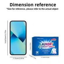 Super Concentrated Laundry Detergent Sheets, Highly Effective Stain Removal, & Safe, Deeply Penetrates Fabric Fibers To Remove Stubborn Stains - Multicolor - View 3