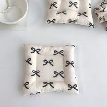 1pc Creative Bow Tie Coaster, High-End, Luxury Photography Prop, Decorative Mat, Heat Insulation Mat, Coffee Cup Mat, Holiday Decorative Coaster, Fabric Filled Coaster - Multicolor - View 19