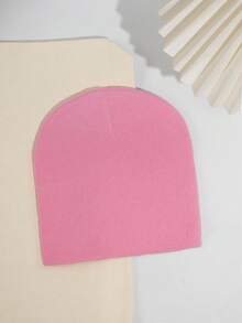 男女通用马卡龙色纯色针织便帽，Y2K 街头潮流亚克力帽秋季装