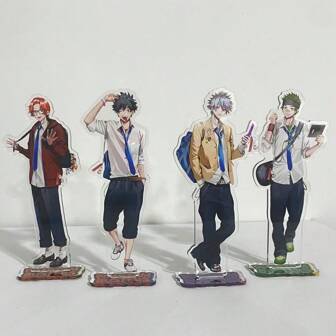 Anime Comic Phantom Busters Acrylic Stand 15cm Character Action Model Desktop Decoration Collection Gift