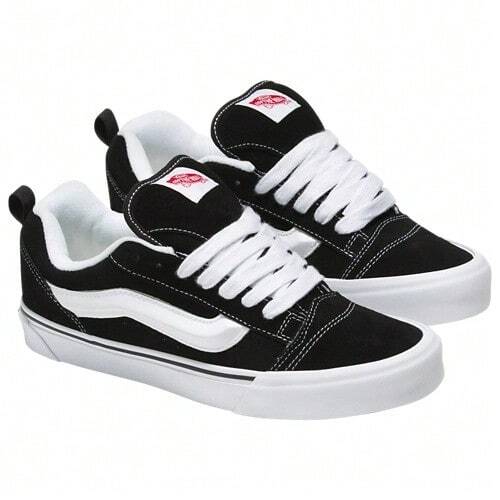Vans Vans Knu Skool Casual Sneakers Black White Unisex Shoes
