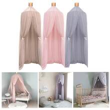 Baby Crib Mosquito Net Canopy, Children Crib Bedding Dome Tent, Princess Bed Decor For Girls, Anti-Insect (Excluding Stars)