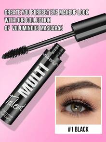 MISSLYN - 睫毛膏和眼线笔两件套，多功能丰盈睫毛膏，打造纤长卷翘的根根分明睫毛，惊艳黑色！精准持久液体眼线笔，易用液体笔，流畅不卡顿，缎光妆效 - #1+#1 - 查看 4