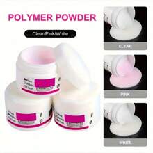 24合1亚克力美甲套装，适合初学者，包含12种颜色的闪粉亚克力粉（白色、透明色、粉色），可用于美甲延长，专业美甲套装，亚克力美甲工具套装，亚克力用品，女士礼品 - 彩色 - 查看 8