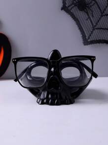 1pc Resin Creative Skull Design Jewelry Organizer, Glasses Holder, Suitable For Home, Holiday, Bedroom, Office Decor, Best Holiday Gift, Gender Reveal Party, Perfect For Birthdays, Weddings, Parties, The Perfect Gift For Colleagues, Friends, And Family, Back To School