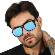 Men Sunglasses - Màu xanh lam - Xem 4