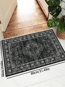 1 buah Karpet Gaya Persia Vintage Usang, Merah Bohemian Maroko Serat Poliester Nyaman, Mudah Perawatan Dapat Dicuci, Cocok untuk Ruang Tamu, Lorong, Samping Tempat Tidur, Dekorasi Rumah - MultiWarna - View 28
