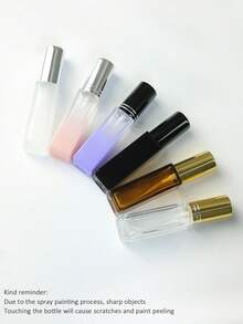 3 szklane butelki z rozpylaczem do perfum o pojemności 10 ml, różowe złoto, aluminiowe butelki z rozpylaczem, z możliwością ponownego napełnienia, doskonały wybór na prezent na Boże Narodzenie i Nowy Rok