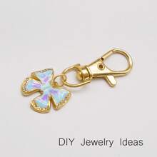 1 Pieza Dije de mariposa de lujo de acero inoxidable con rhinestones - Colgantes esmaltados para manualidades de joyería, aretes, collares, pulseras