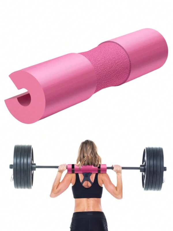 1 pieza Almohadilla para sentadillas: Almohadilla de barra para aperturas de cadera, sentadillas y zancadas - Almohadilla de espuma de apoyo para el cuello y los hombros para una mayor comodidad, gimnasio, deporte, ejercicio en casa, accesorios deportivos, accesorios de gimnasio, accesorios de CrossFit