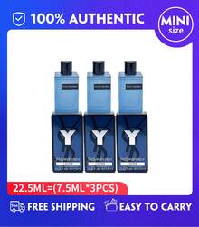 YSL Mini For Men Eau De Parfum Y L'ELIXIR Parfum Splash  Concentre (7.5 Ml / 0.25 Fl Oz),  Y Men's Eau De Parfum  Spray 1.2ml /0.04fl.Oz  Travel Mini - 22.5毫升(7.5ml*3件) - 查看 1