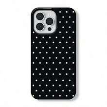 Chic KStyle Polka Dot Cover For IPhone 17 16 15 14 13 12 11 Plus Promax Cases - 黑色 - 查看 6