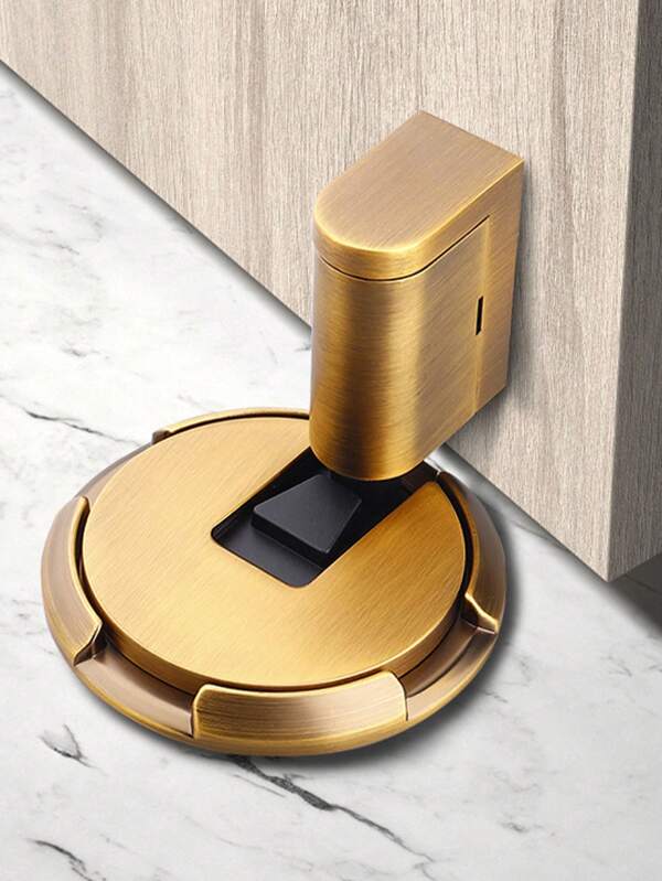 1 pezzo Fermo porta magnetico in acciaio inossidabile silenzioso e antivento - invisibile, forza regolabile per una chiusura sicura