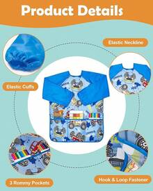 Aprons - สีน้ำเงิน+สีเหลือง - ดู 2