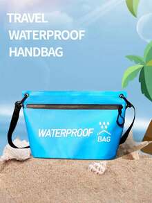 1 件防水干燥袋、旅行手提包、洗漱袋、化妆品收纳袋、小型盥洗袋，适合游泳漂流皮划艇河流徒步旅行漂浮划船、海滩度假、旅行必备（四种颜色可供选择） - 彩色 - 查看 3