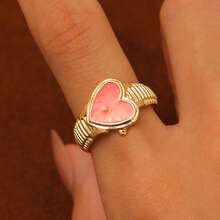 1pc Minimalist & Unique Painting Dial Watch Ring Set, Versatile Jewelry Accessory, Couple Gift - Multicolor - View 14