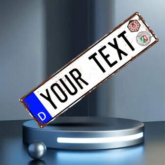 Customized Retro Metal Sign - Wall Art With Personalized Text For Living Room, Hallway, Office, With 2 Font Options - 10.01 X 40.01cm Vintage Home Decor - Wall-Mounted, Battery-Free,Festive Calendar