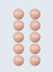 2/10/16Pcs Reusable Silicone Nipple Pasties For Women - Invisible Adhesive Breast Covers, Perfect For Backless Party Dresses/Weddings