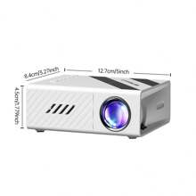 [Neu Verbessert] Tragbarer Smartprojektor 1080P, geeignet für Heimkino und Outdoor Camping, für den Innenbereich, Büronutzung, desktop montierbar - perfektes Weihnachts- und Valentinstaggeschenk, kompatibel mit USB, AV, Smartphone, Tablet usw., mit dem Sie einfach ein privates Kino und eine praktische Arbeitsumgebung schaffen können