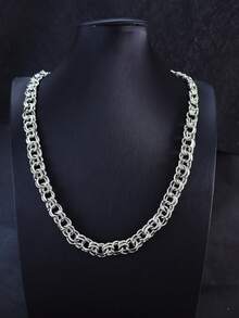 1 Piece Hip-Hop Punk Style Infinity Symbol 14K Gold-Plated Zinc Alloy Thick Chain Motorcycle Accessory - Infinity Symbol - View 2