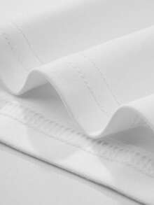 Bộ 3 áo thun cổ lọ tay dài màu trơn tối giản ôm vừa vặn dành cho nam, quần áo mùa thu - trắng - Xem 5