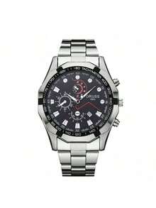 ORUSS KS Men's Luxury Watch – Stainless Steel, 30m Waterproof, Luminous