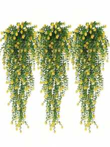 1束人造热带树叶塑料假绿植