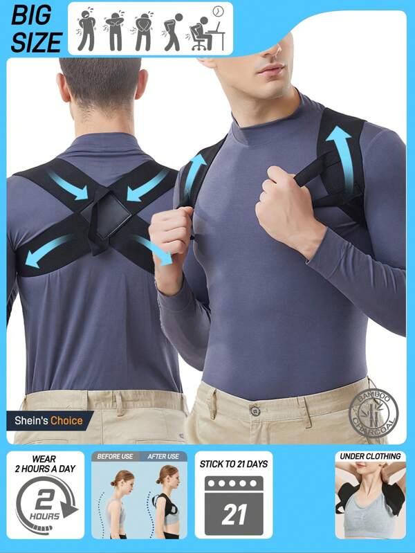 Adjustable Posture Corrector: Invisible Back Support For Improved Alignment (Men & Women)