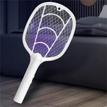 Electric Mosquito Swatter USB Household Electronic Mosquito Killer Rechargeable Mosquito Swatter Electric Shock Mosquito Killer,500mAh
