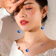 10 件树脂蓝莓珠宝吊坠，适合 DIY 迷人珠宝制作