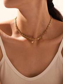 1set MiDuoDuo European & American Style Colorful Zirconia & Chain Link Design Stainless Steel Jewelry Set, Fashion - Dopamine Necklace Set - View 11