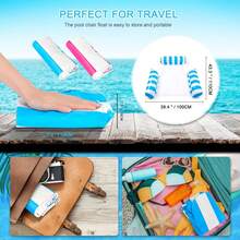 4-In-1 Pool Float (Hammock, Saddle, Lounge, Float), Inflatable Pool Floating Hammock (Free Random Color Air Pump Included), Adult Inflatable Water Hammock, Multi-Function Adult Vacation Pool Hammock, Personalized Christmas Gift (Suitable For Both Men And Women), Fun Gift For Teenagers - Multicolor - View 9